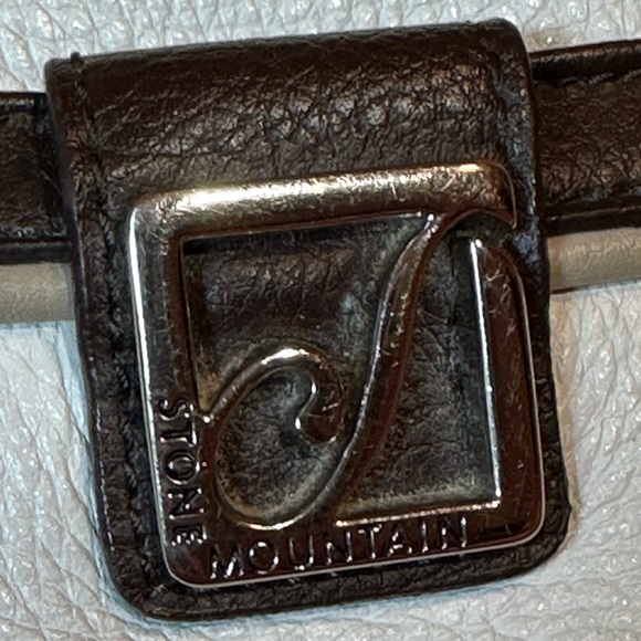 Stone Mountain White Leather Bag - Picture 6 of 16